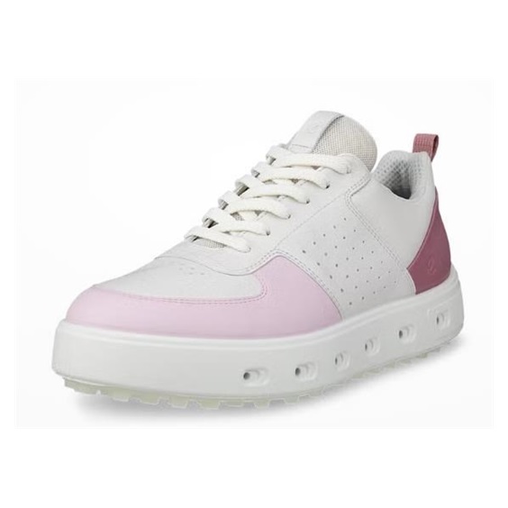 Ecco Golf Street 720 Damen Golfschuhe, white/blush/blossom rose