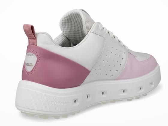 Ecco Golf Street 720 Damen Golfschuhe, white/blush/blossom rose
