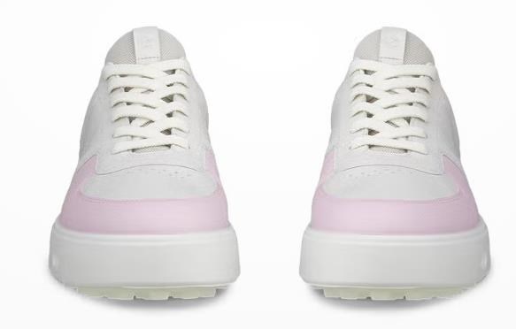 Ecco Golf Street 720 Damen Golfschuhe, white/blush/blossom rose