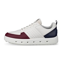 Ecco Street 720 Herren Golfschuhe, dark ruby/white/marine