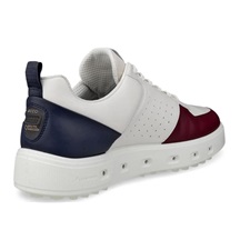 Ecco Street 720 Herren Golfschuhe, dark ruby/white/marine