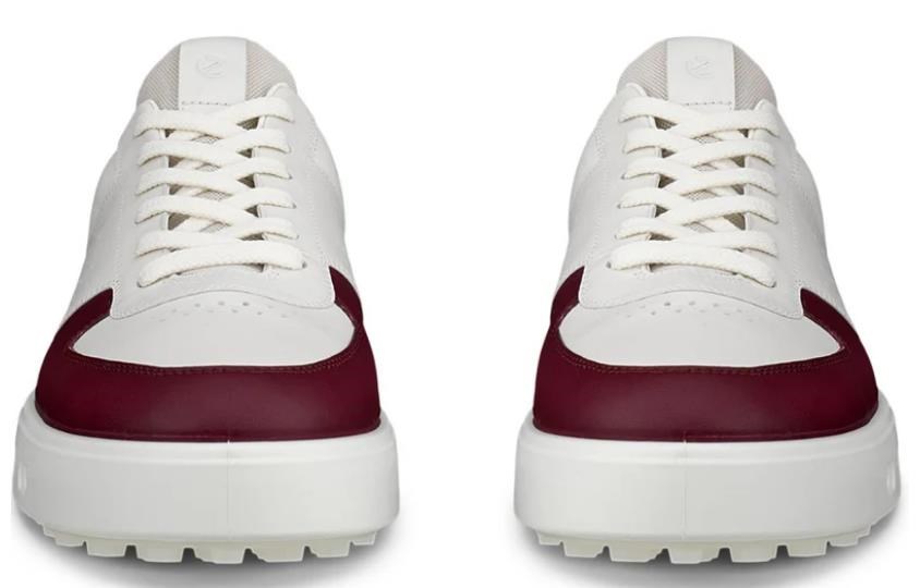 Ecco Street 720 Herren Golfschuhe, dark ruby/white/marine