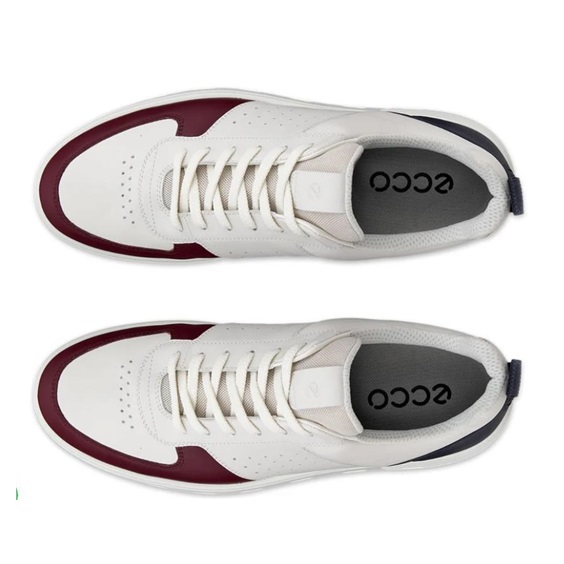 Ecco Street 720 Herren Golfschuhe, dark ruby/white/marine