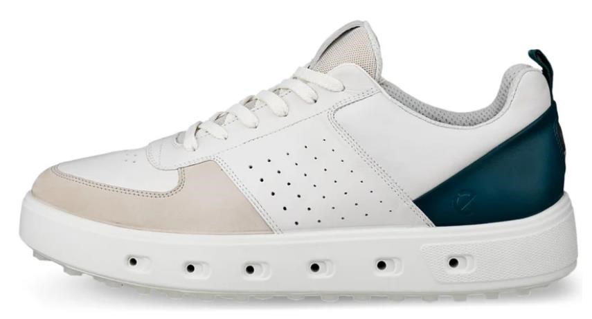 Ecco Street 720 Herren Golfschuhe, gravel/white/baygreen