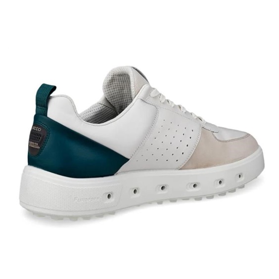 Ecco Street 720 Herren Golfschuhe, gravel/white/baygreen