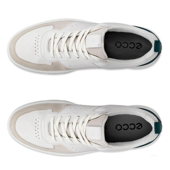 Ecco Street 720 Herren Golfschuhe, gravel/white/baygreen
