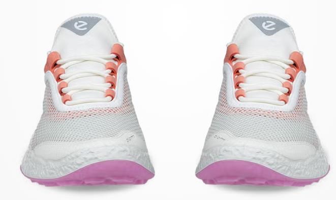 Ecco Biom H5 Damen Golfschuhe, white/burnt coral