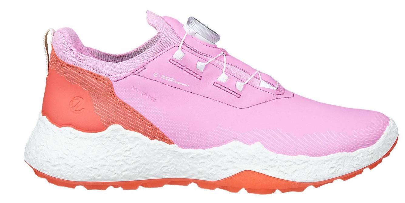 Ecco Biom H5 BOA Damen Golfschuhe, lilac chiffon/burnt coral