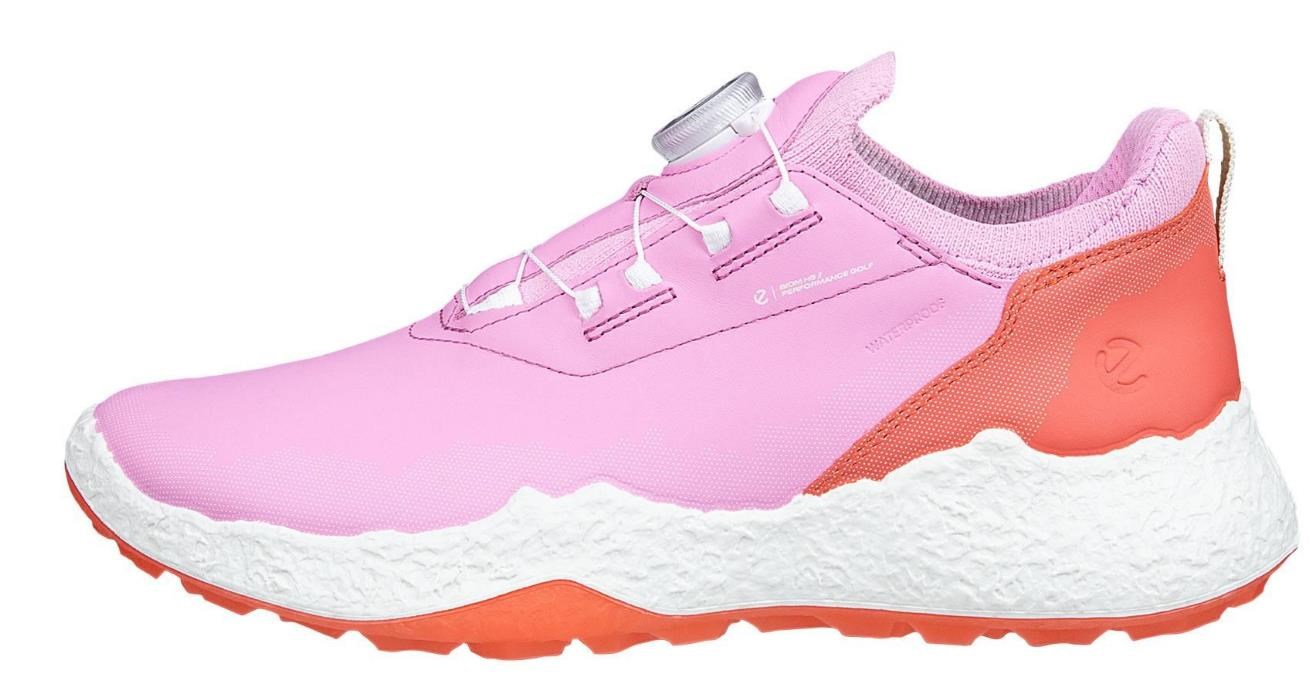 Ecco Biom H5 BOA Damen Golfschuhe, lilac chiffon/burnt coral