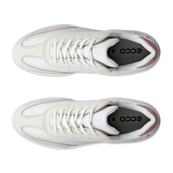 Ecco Street Vibe Damen Golfschuhe, limestone/white/blush