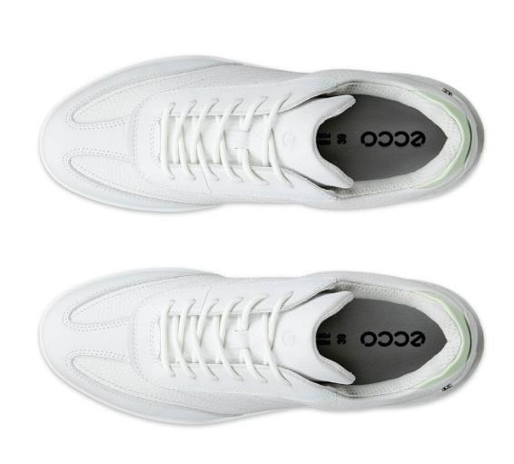 Ecco Street Vibe Damen Golfschuhe, shadow white/lime cream