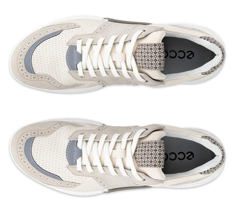 Ecco Biom C4 Herren Golfschuhe, pure cashmere/limestone/dark clay