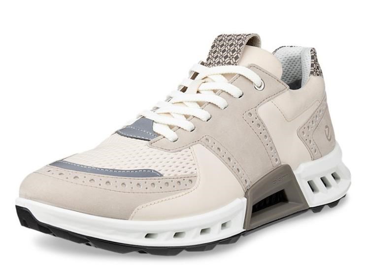 Ecco Biom C4 Herren Golfschuhe, pure cashmere/limestone/dark clay