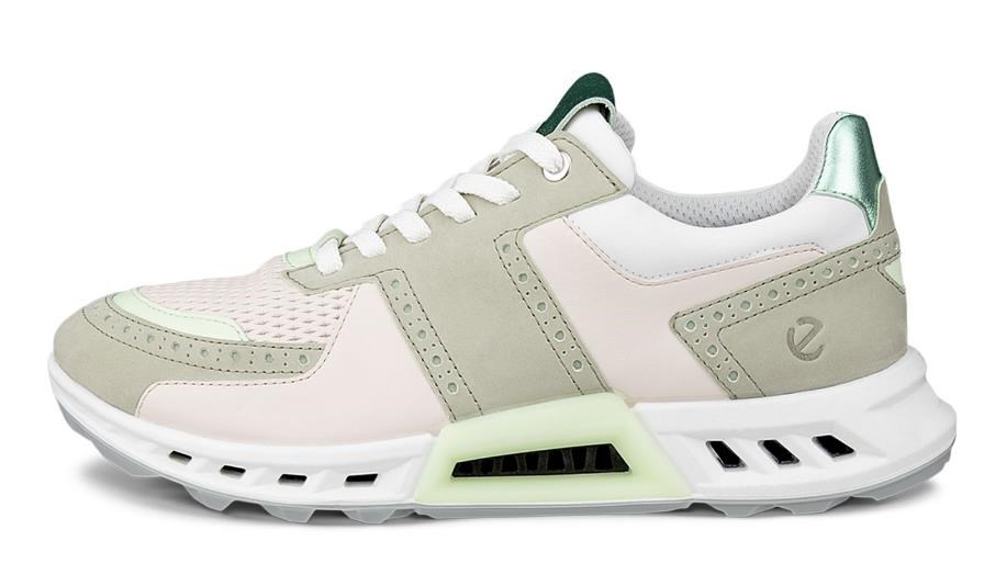 Ecco Biom C4 Damen Golfschuhe, tea/limestone/matcha metallic