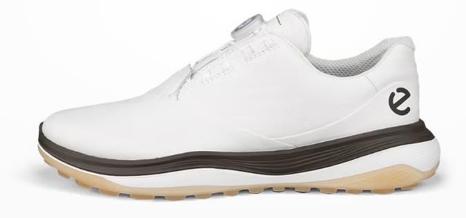 Ecco LT1 Boa Herren Golfschuhe, white/tarmac
