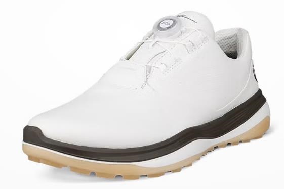 Ecco LT1 Boa Herren Golfschuhe, white/tarmac