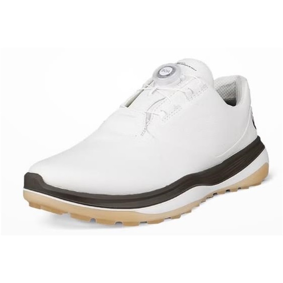 Ecco LT1 Boa Herren Golfschuhe, white/tarmac