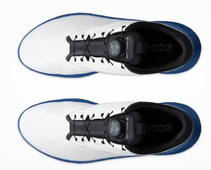 Ecco Biom H5 Boa Herren Golfschuhe, white/federal blue