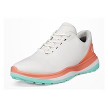 Ecco LT1 Damen Golfschuhe, white/burnt coral