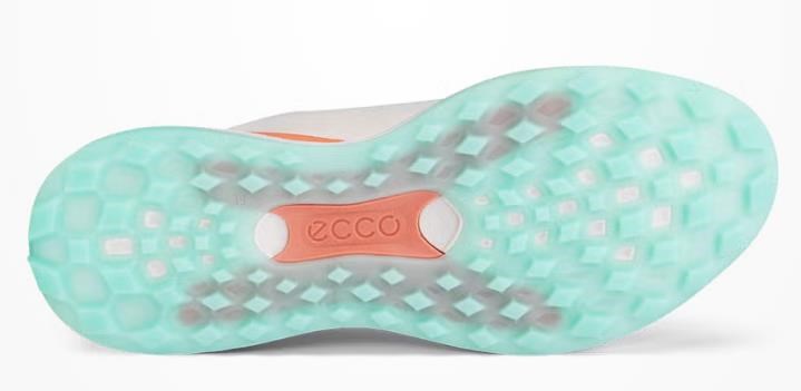 Ecco LT1 Damen Golfschuhe, white/burnt coral