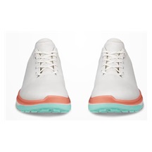 Ecco LT1 Damen Golfschuhe, white/burnt coral