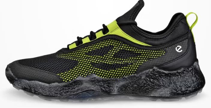 Ecco Biom H5 Herren Golfschuhe, black/lime punch