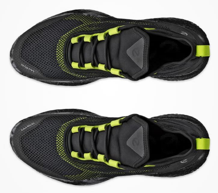 Ecco Biom H5 Herren Golfschuhe, black/lime punch