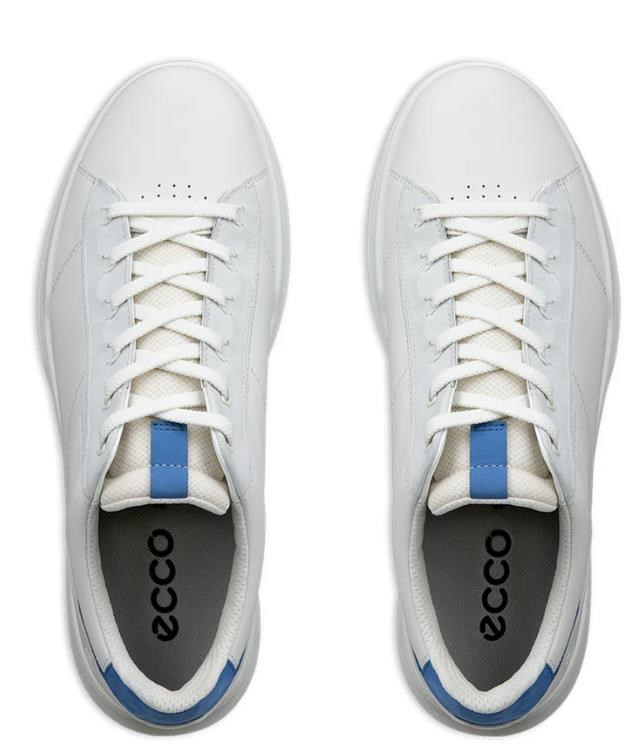 Ecco Street Vibe Herren Golfschuhe, weiss/blau