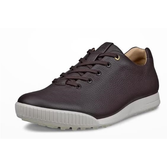 Ecco Golf Street Retro Herren Golfschuhe, braun