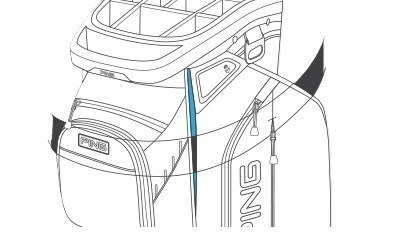 Ping Traverse G Le4 Cartbag, Flieder/Pflaume