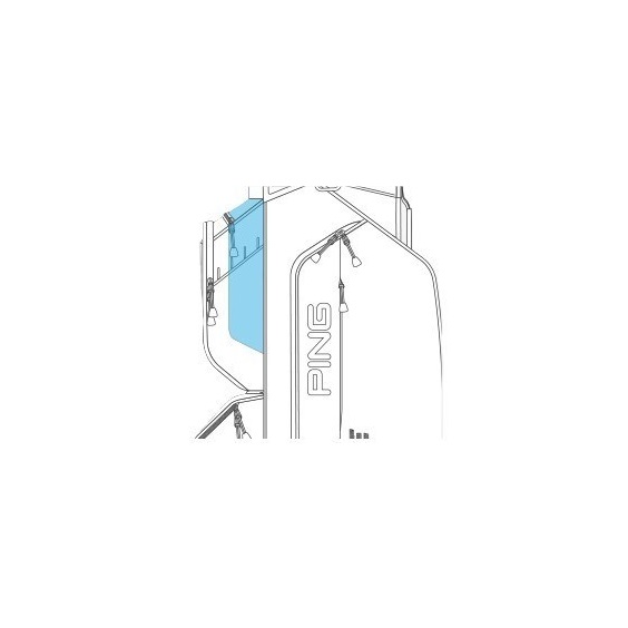 Ping Traverse G Le4 Cartbag, Flieder/Pflaume