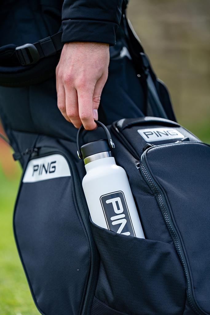 PING Hoofer 14 Carry Standbag, dunkelblau/grau
