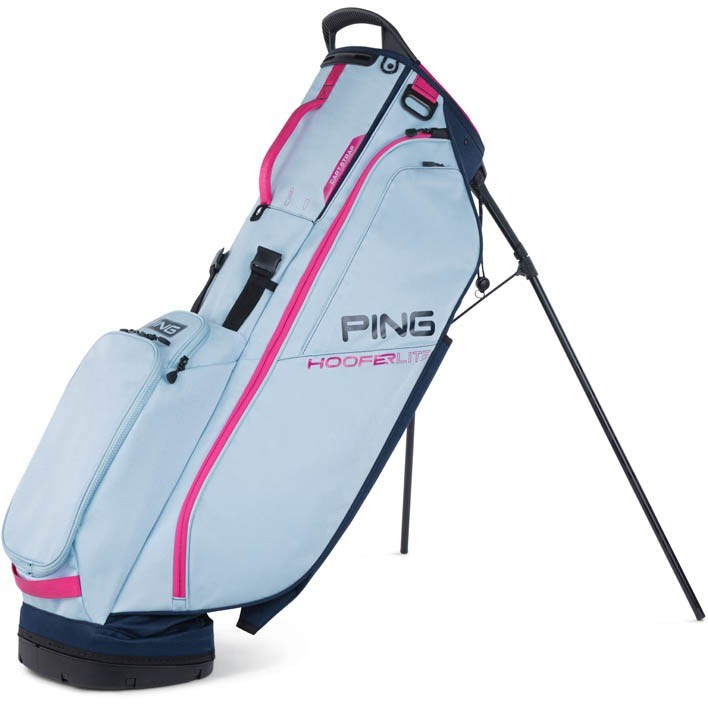 Ping Hoofer Lite 231 Standbag, crystal/navy/malibu rose