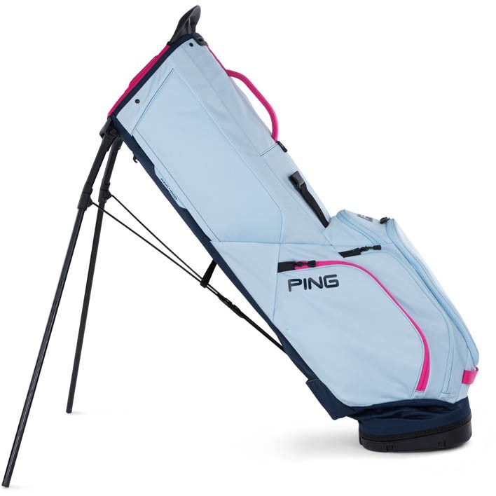 Ping Hoofer Lite 231 Standbag, crystal/navy/malibu rose