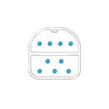 Ping Moonlite carry Standbag, blue isles