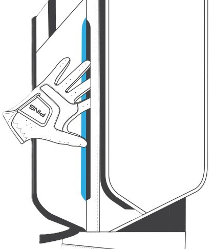 Ping Reserve 254 Standbag, dunkelblau