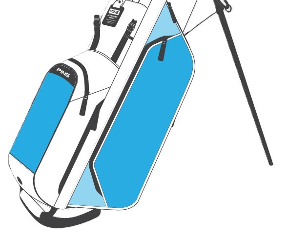 Ping Reserve 254 Standbag, dunkelblau