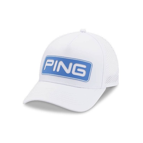 PING Tour Vented Delta Cap, weiss/fresh water