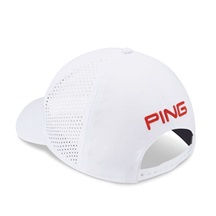 PING Tour Vented Delta Cap, white/tango