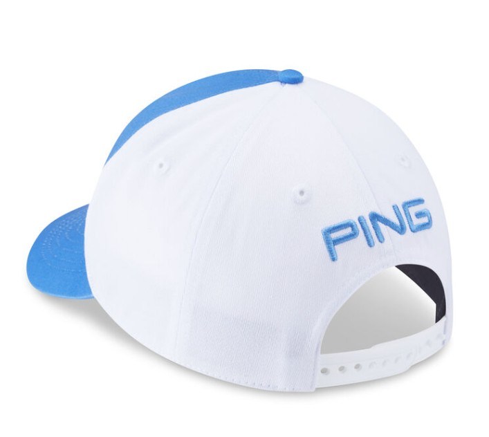 PING Tour Classic czapka z daszkiem, Frischwasser/weiss