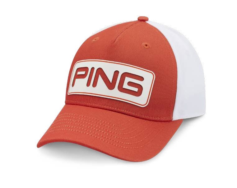 PING Tour Classic Cap, tango/weiss