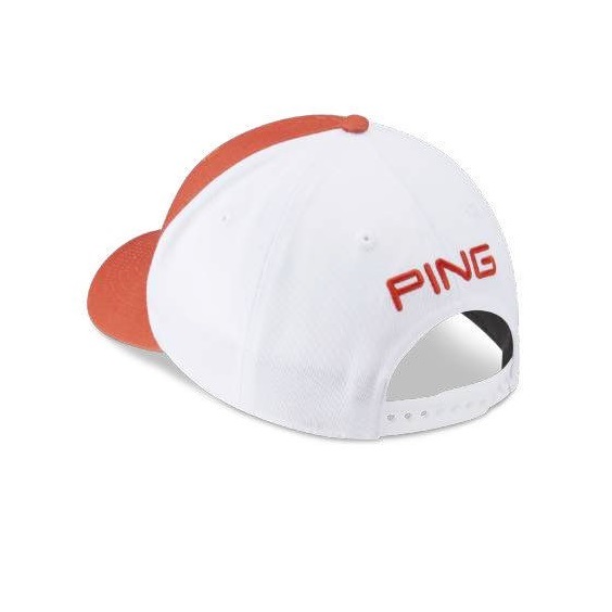 PING Tour Classic Cap, tango/weiss