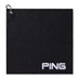 Ping Clip GolfHandtuch, schwarz