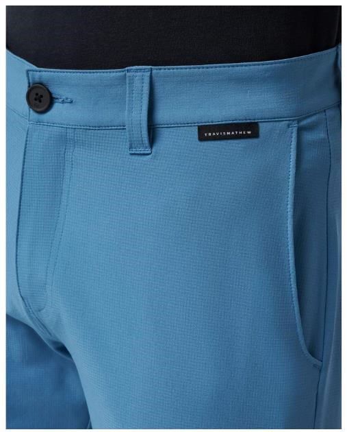 Travis Mathew Wanderlust Herren Shorts, copen blue