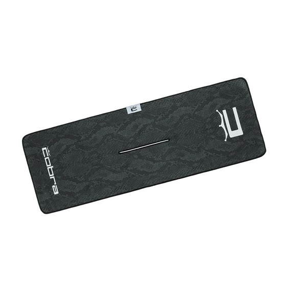 Cobra Snakeskin Golfhandtuch, black snakeskin