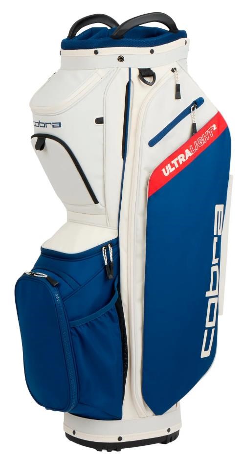 Cobra Ultralight 2 Cartbag, sugared almond/estate blue/pop red