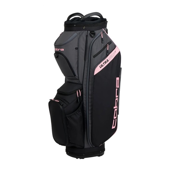 Cobra Ultralight 2 Cartbag, black/rose gold
