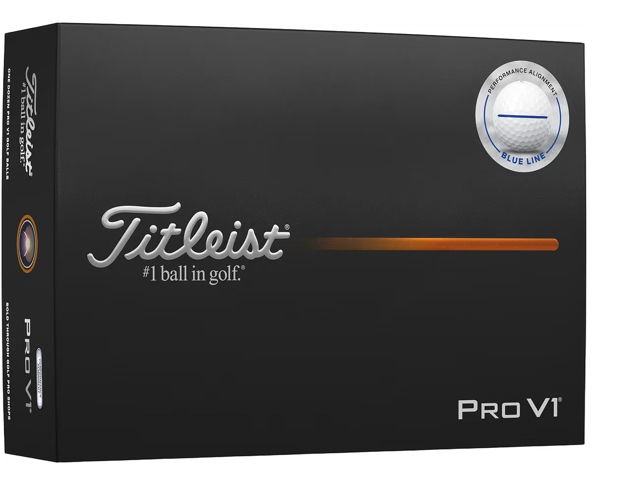 Titleist Pro V1 Performance Alignment Blue Golfbälle