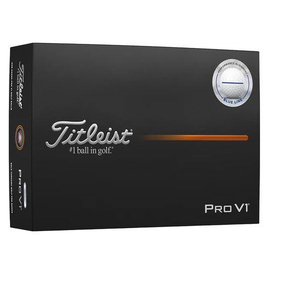 Titleist Pro V1 Performance Alignment Blue Golfbälle