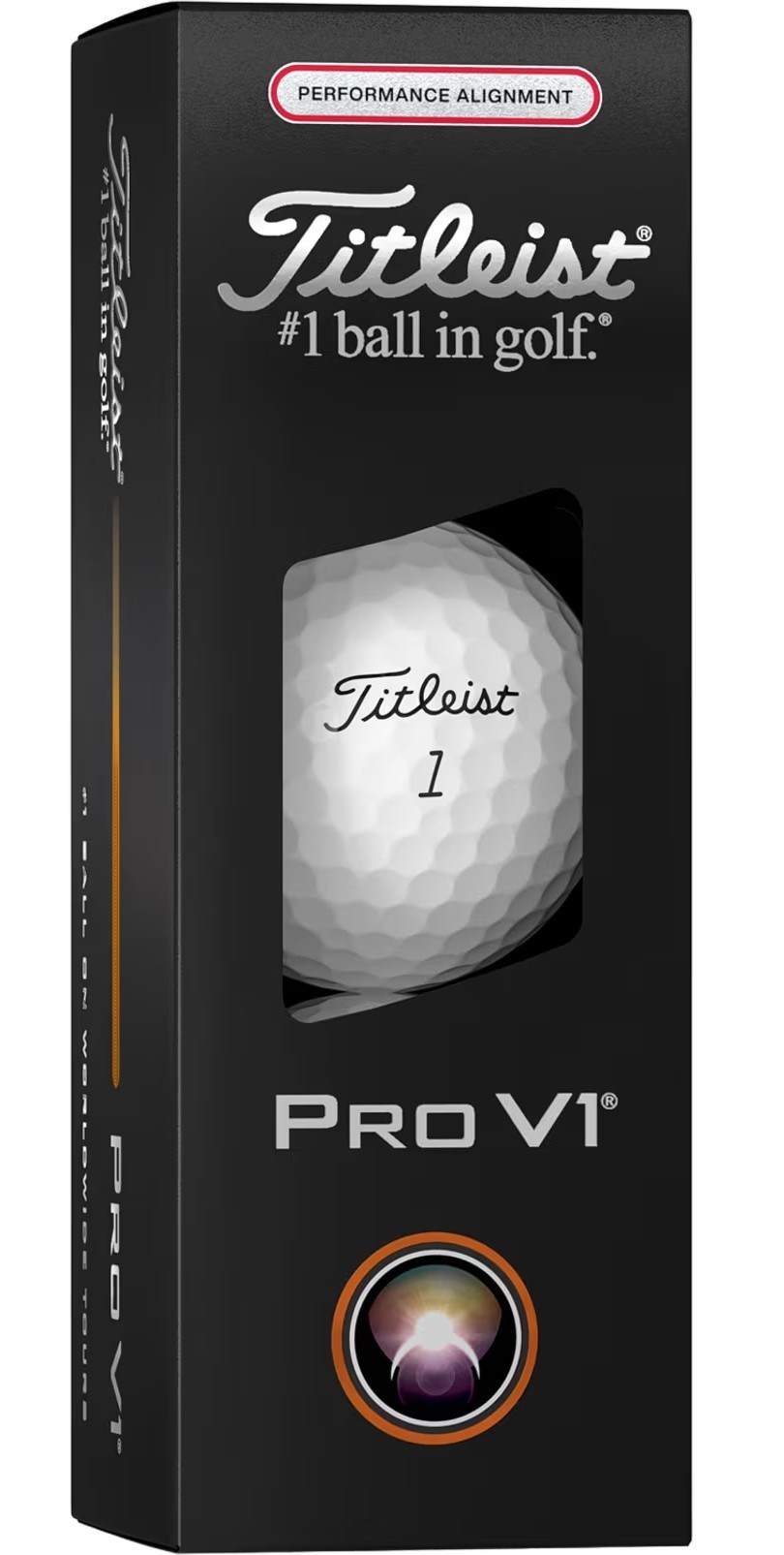 Titleist Pro V1 Performance Alignment Red Golfbälle